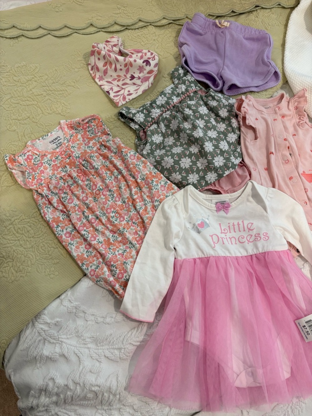 12 pc Infant Girl Bundle 0-3, 3 and 3-6 Months - Picture 4 of 4